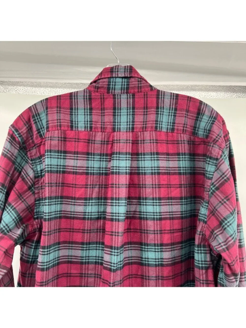 Brooks Brothers Men's Plaid Button Up Shirt Madison Fit Maroon/Multi Medium